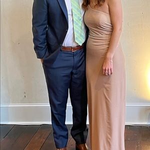 Revelry Champagne bridesmaid dress